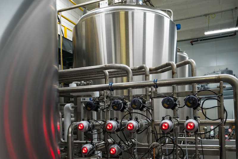 Photo of a valve matrix Photo of a valve matrix