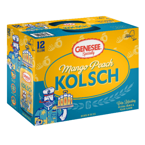 A Can of Genesee Mango Peach Kolsch