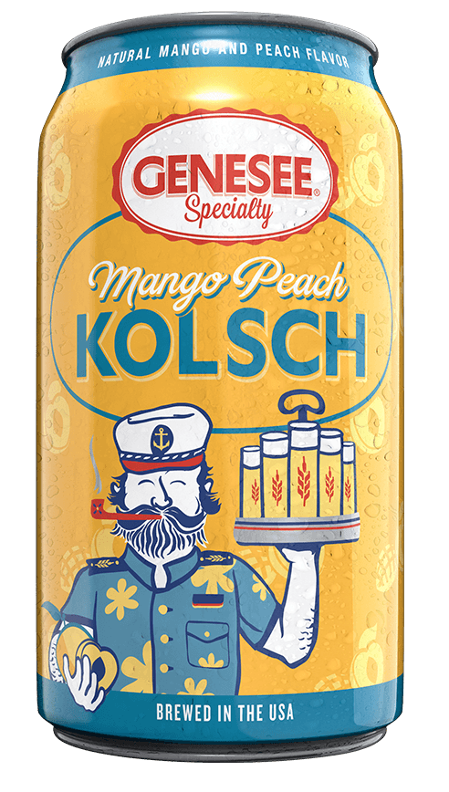 A Can of Genesee Mango Peach Kolsch