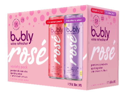 A case of bubly wine refreshers