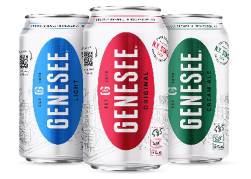 Cans of Genesee Beer